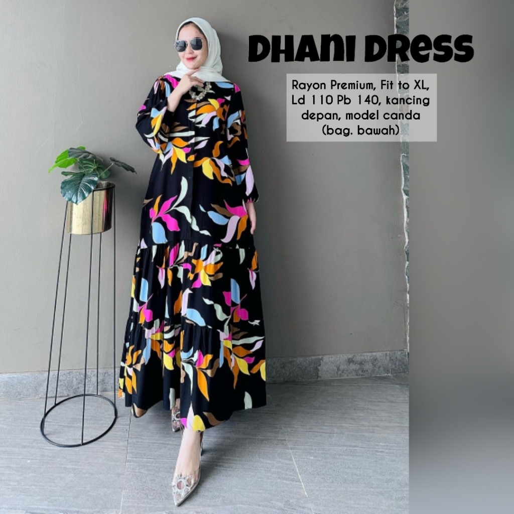 gamis maxy rayon DHANI DRESS