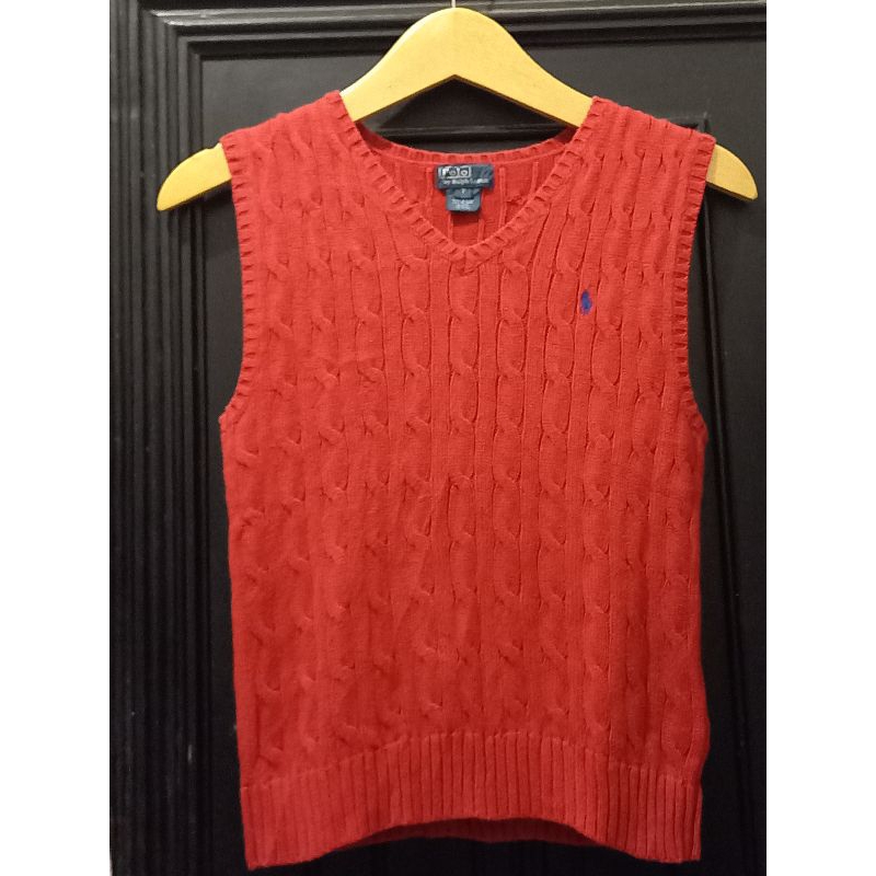 POLO VEST RL MERAH SZ 7T, Ld 76 - 104 Panjang 52