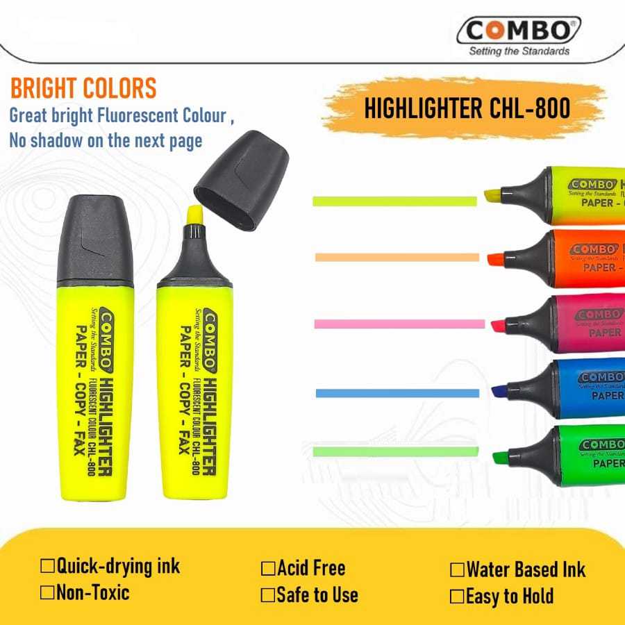 

Stabilo Highlighter / Highlighter Fluorescent / Spidol Stabilo CHL-800