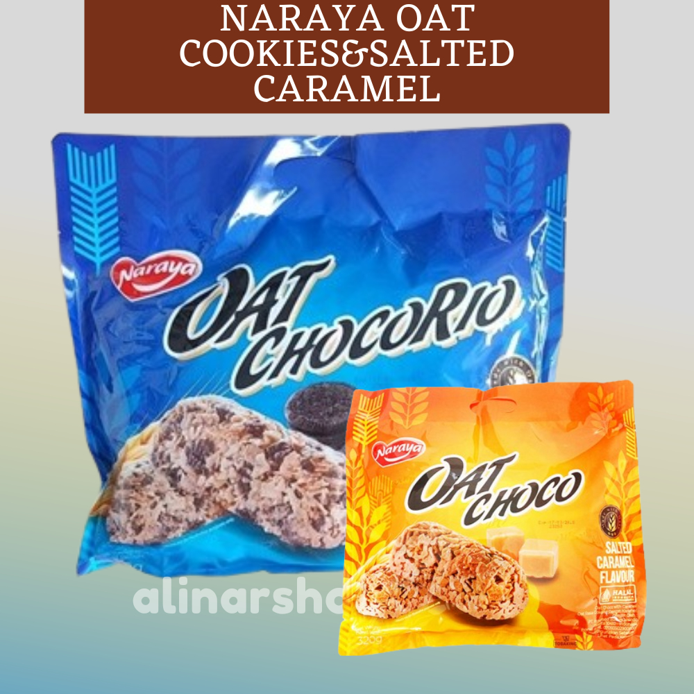 

NARAYA OAT CHOCO RIO COOKIES & SALTED CARAMEL 320Gr