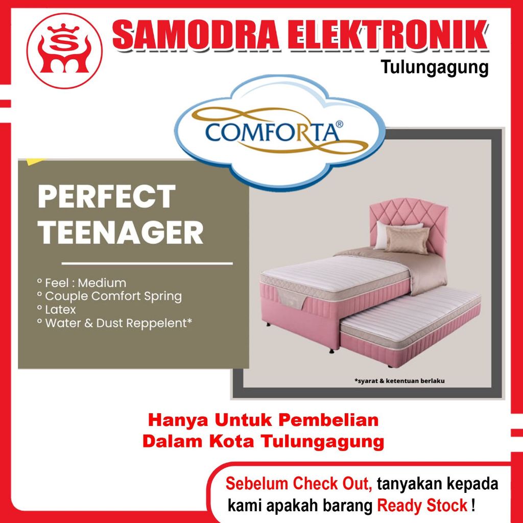 Springbed COMFORTA Perfect Teenager Uk 120x200