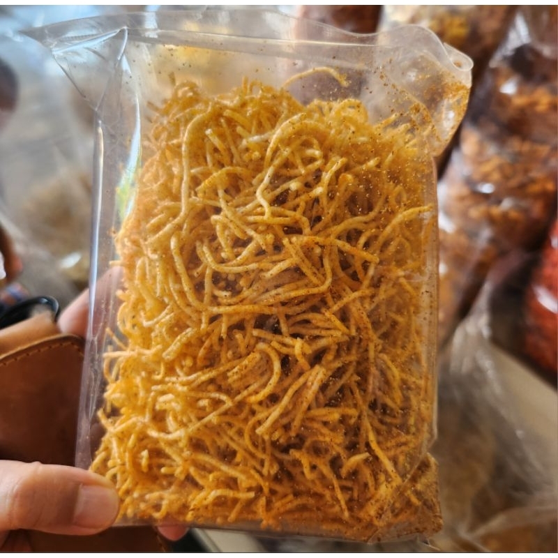 

[snack kecil] Mie Bihun Pedas Khas Keripik Pojok Riki Mang Odod Bandung Cimahi