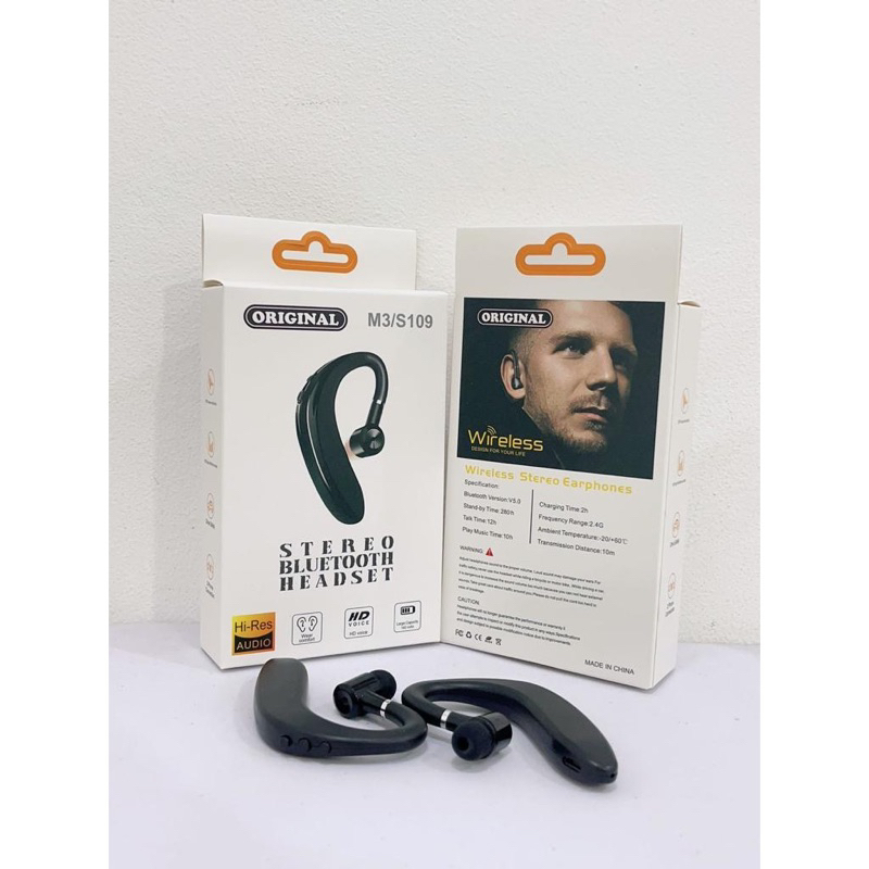 (PAP) Headset Bluetooth S109  / Earphone Wireless S-109 Sport / Headset Bluetooth S109 Headset Wirel