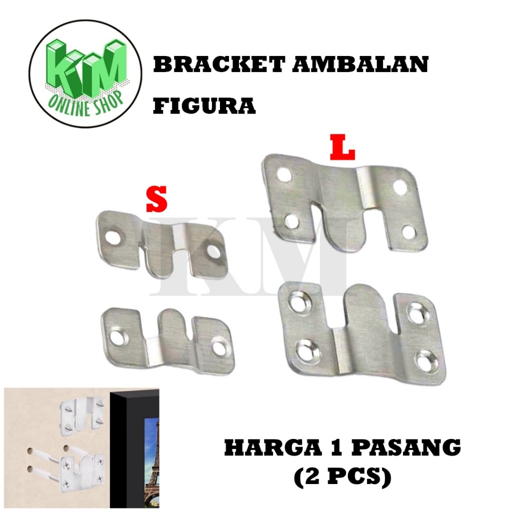 Plat Pigura Plat Gantung Bracket Ambalan Plat Gantung Meja