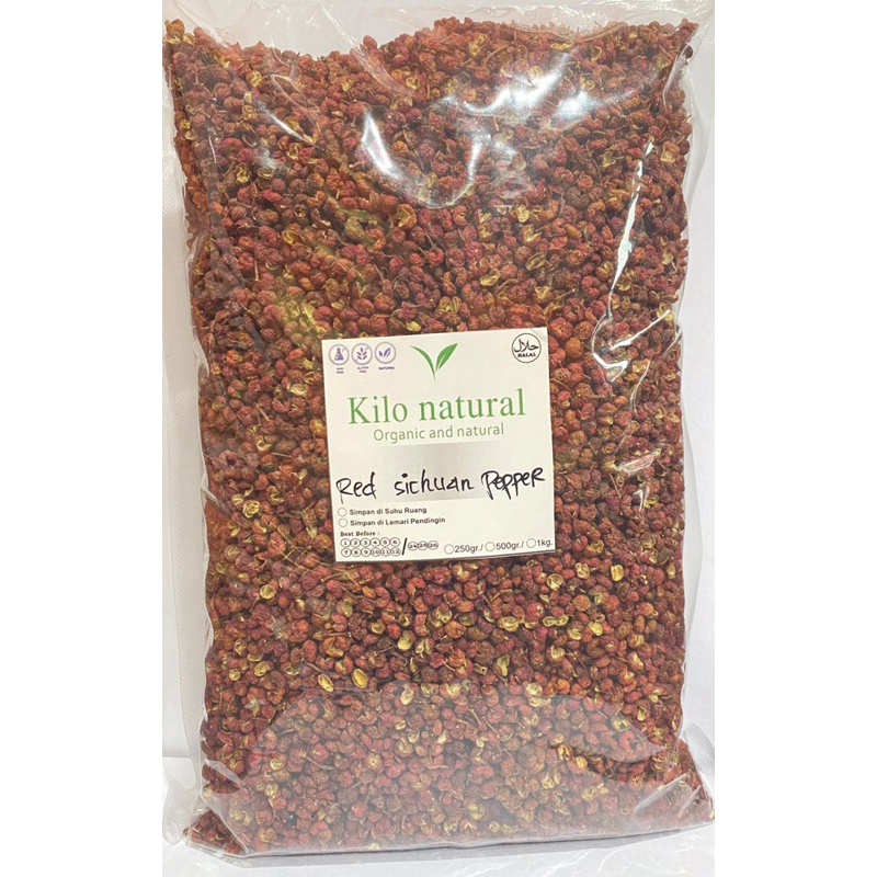 

Red Sichuan Pepper 1kg / Hua Jiao / Bunga Lada 1kg