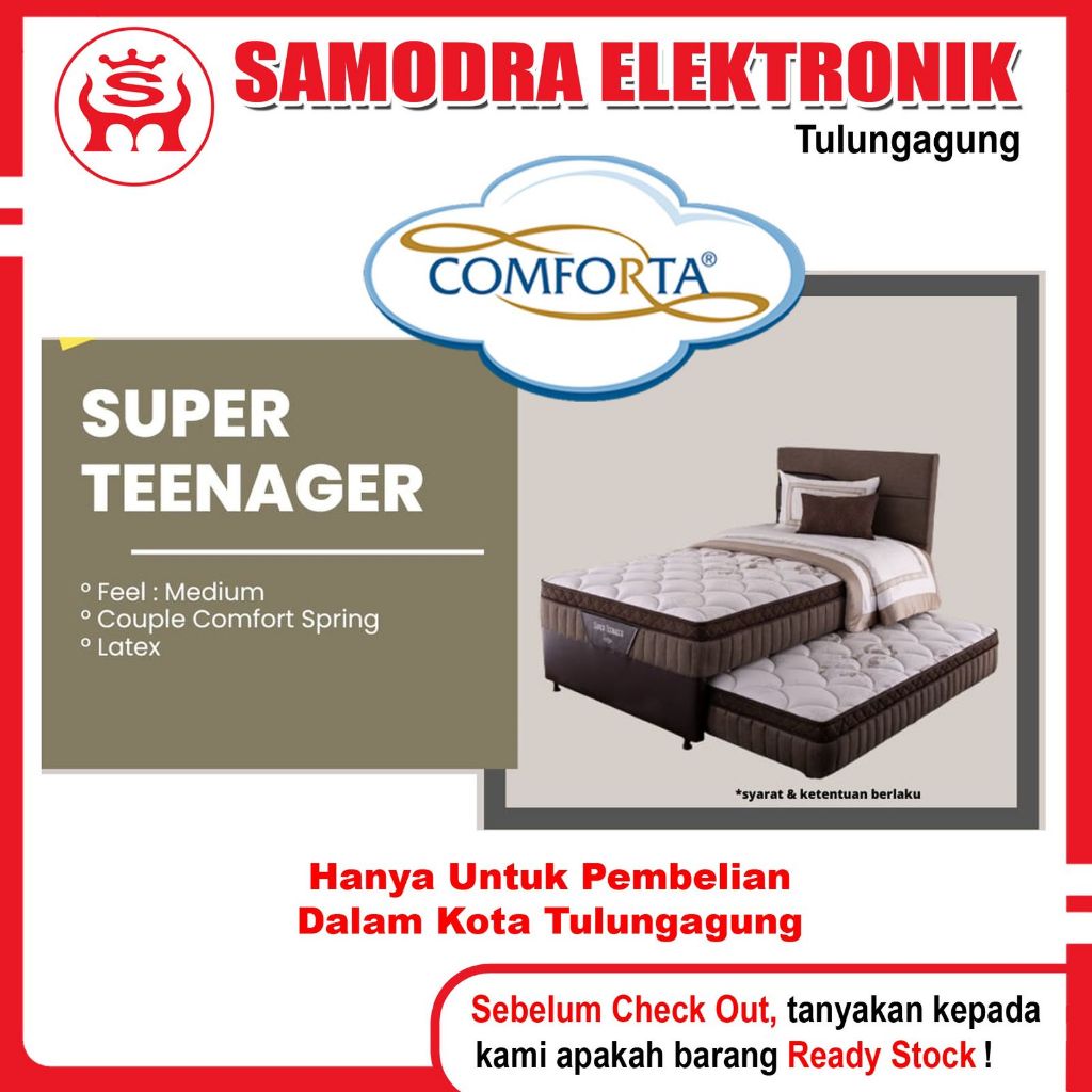 Springbed COMFORTA Super Teenager Uk 120x200