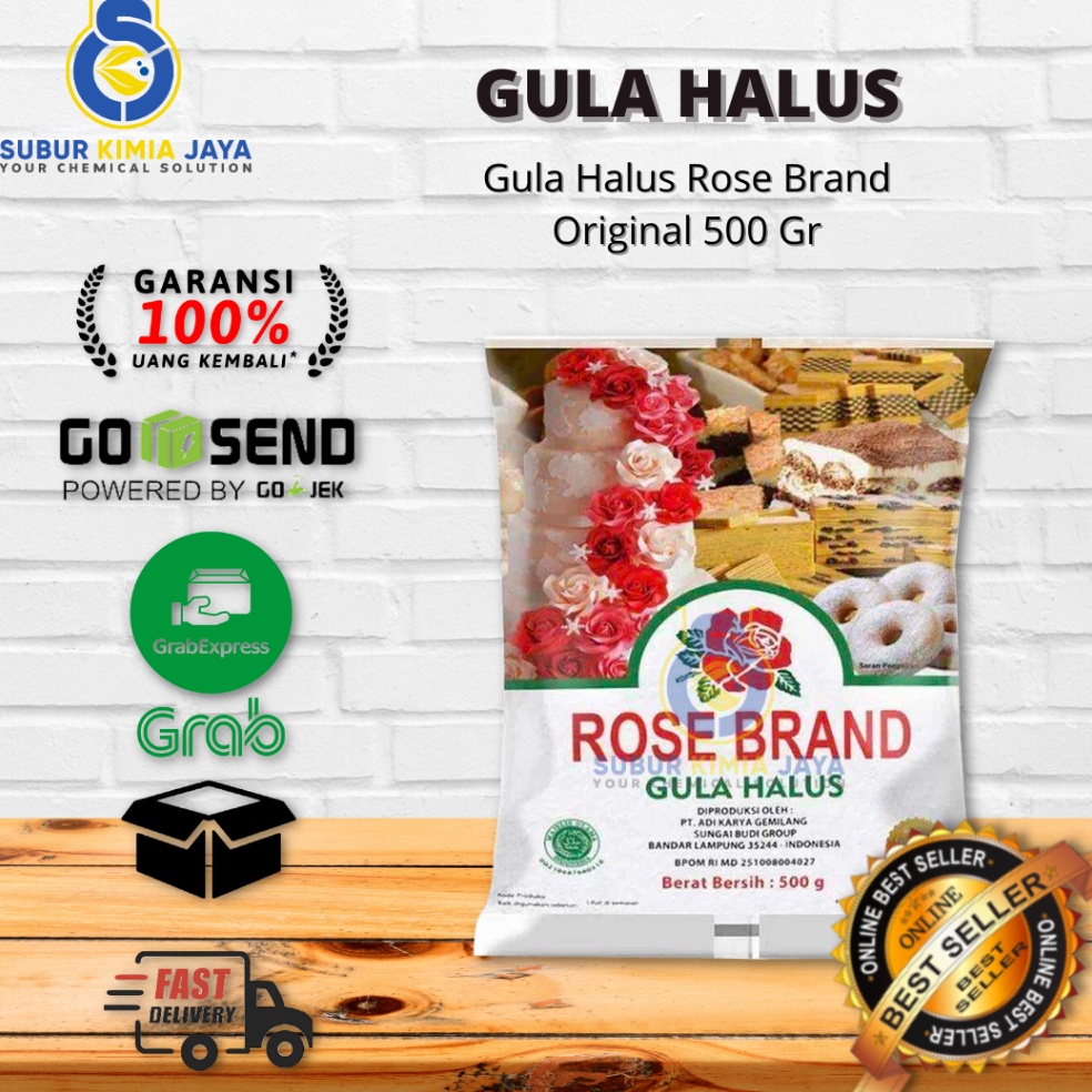 

DEM469 99 BRANDS FESTIVAL Gula Halus Rose Brand 5 gr