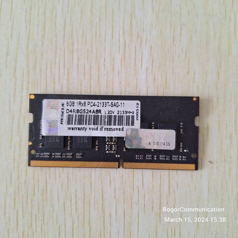 RAM Laptop DDR4 V-Gen 8GB 2133MHz SODIMM