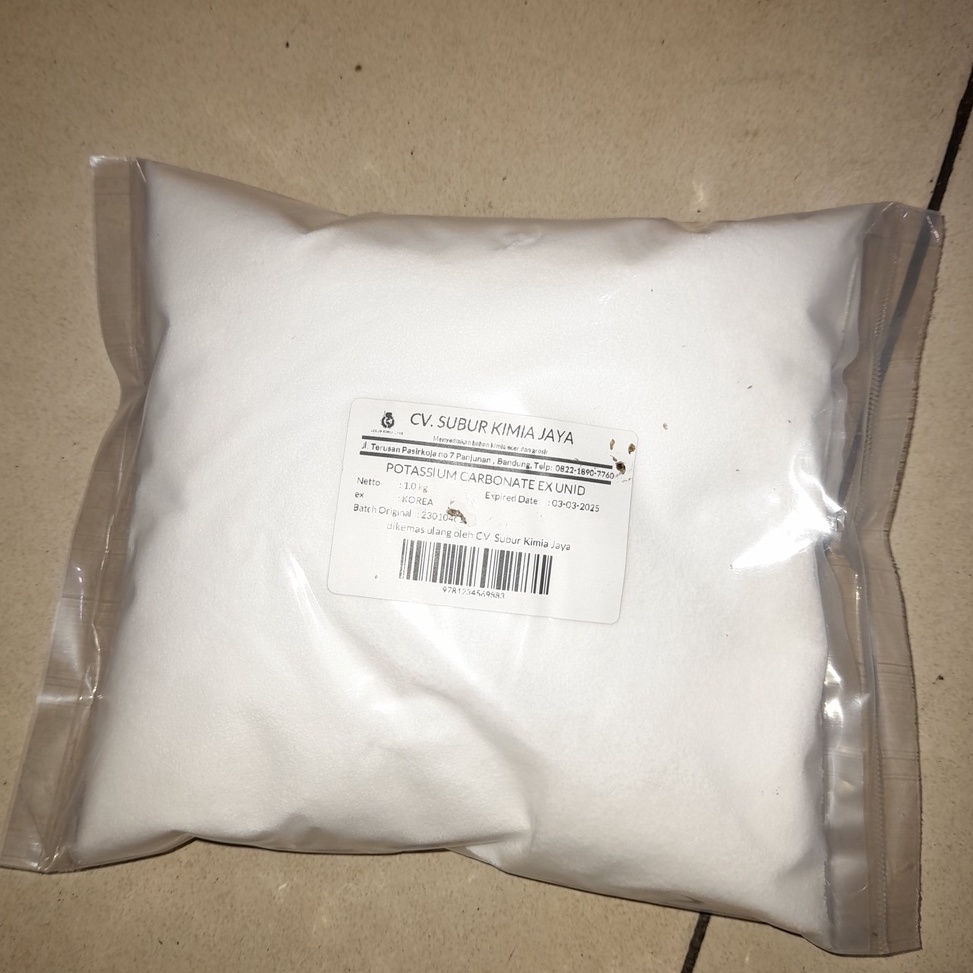 

SKT665 88 Potassium Carbonate Ex Unid Soda Kie P Food Grade 1 Kg