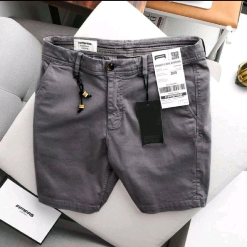 Celana Pendek Chino Santai Pria Bahan Adem Distro