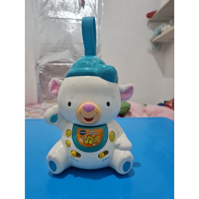 preloved mainan tidur lagu bayi Vtech lullaby lights bear