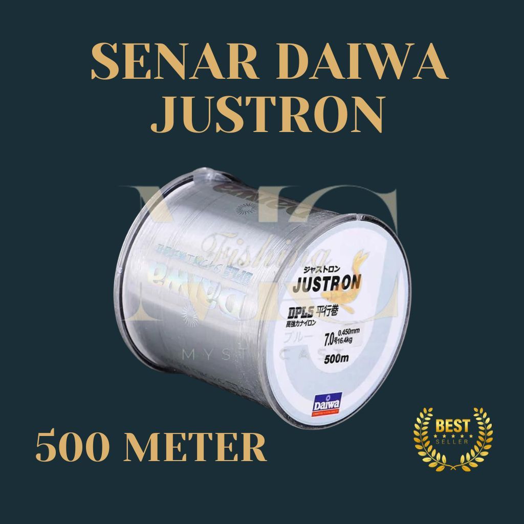 Senar Pancing Daiwa Justron 500M ORIGINAL