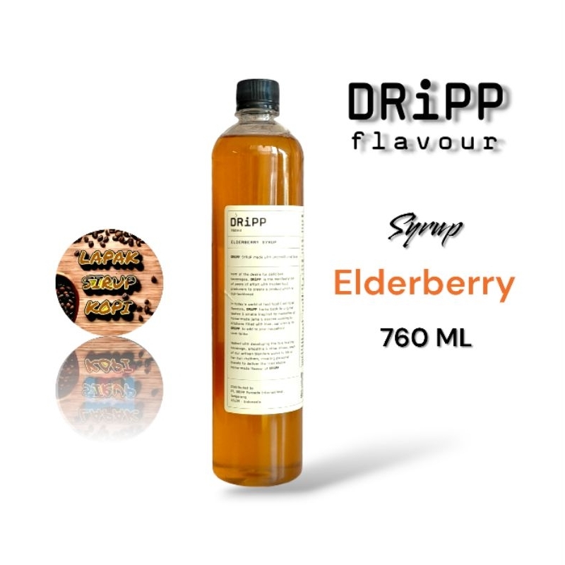 

Dripp elderberry syrup 760 ml - Sirup minuman ala cafe