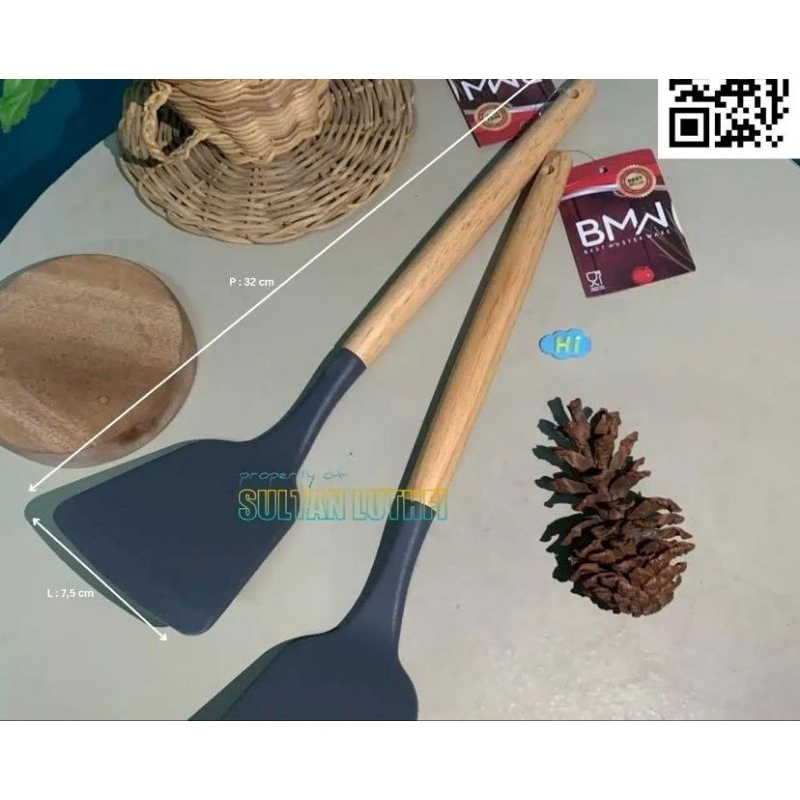 spatula silicon sutil silicon sutil teflon