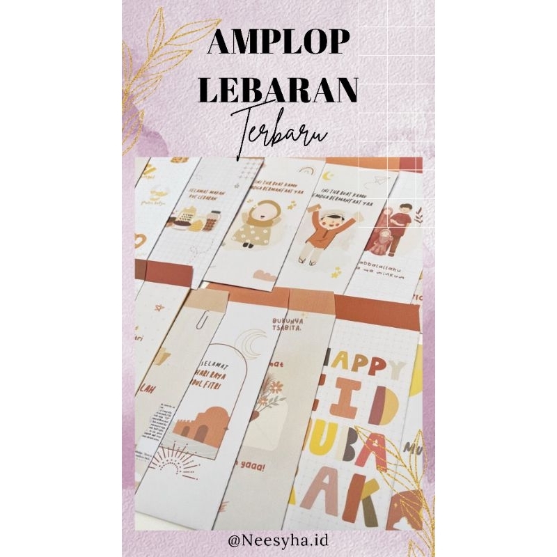 

Amplop Lebaran Idul Fitri Estetik 2024 Panjang Isi 10 pcs /angpau isi 10pcs