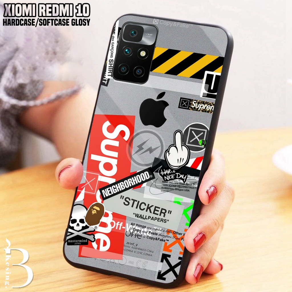 Case Xiaomi Redmi 10 2022 - Casing Hp Xiaomi Redmi 10 2022 Motif BA - Silikon Hp Xiaomi Redmi 10 202