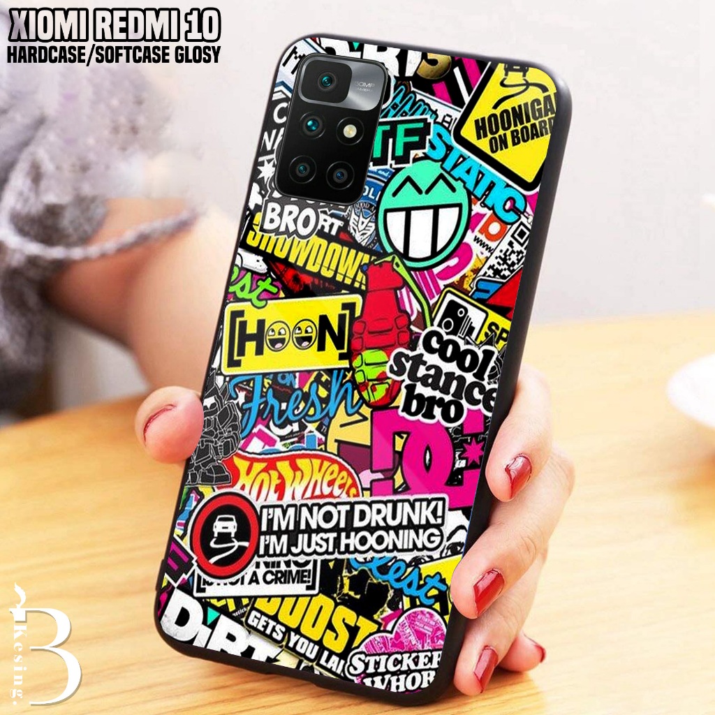 Case Xiaomi Redmi 10 2022 - Casing Hp Xiaomi Redmi 10 2022 Motif GRAFF - Silikon Hp Xiaomi Redmi 10 