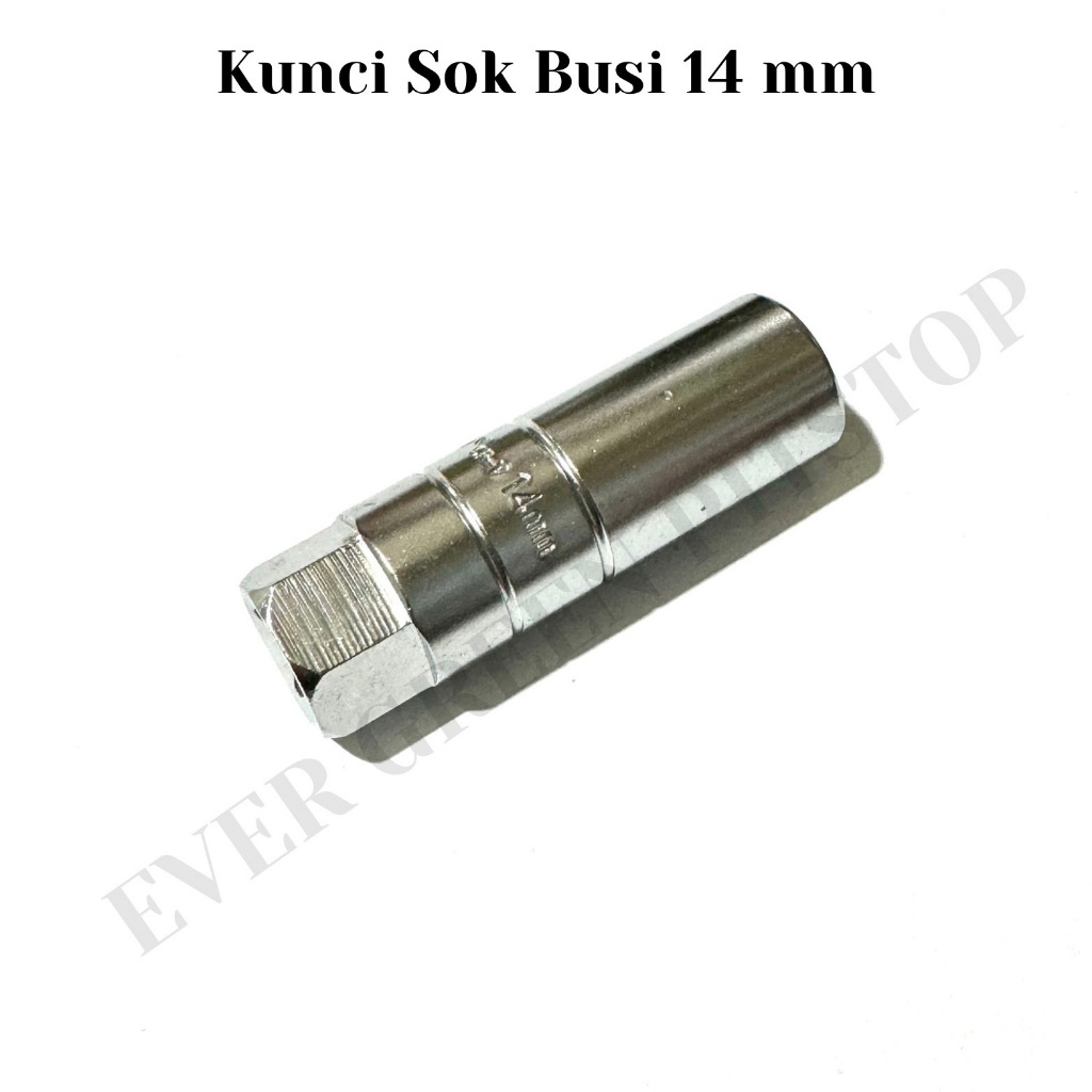LAKONI PRO Mata Kunci Sok Busi 14 mm Busi Motor 14mm Spark Plug