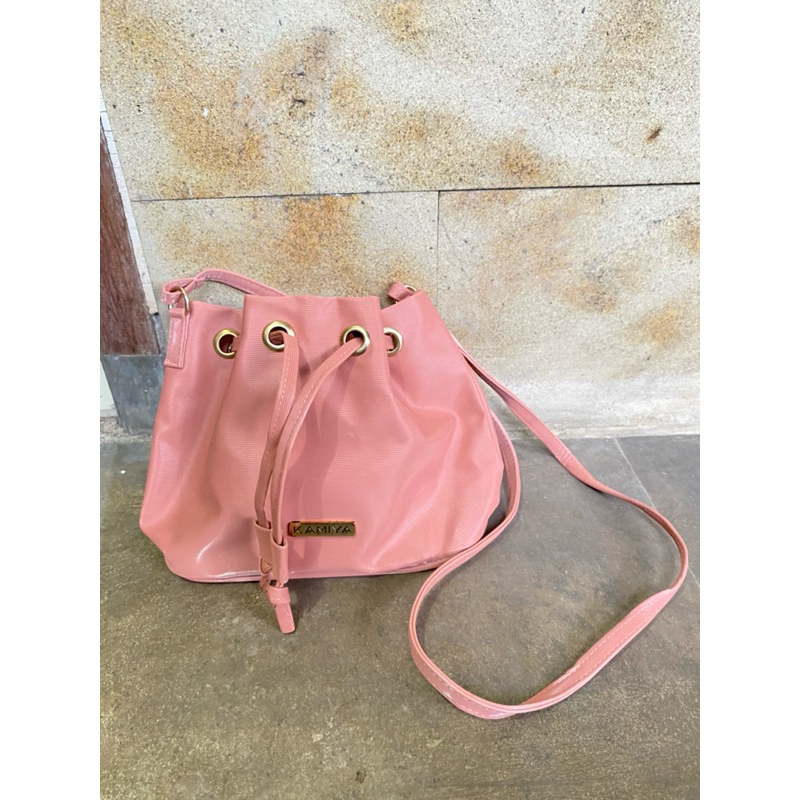 Tas Selempang Wanita Tas serut Bucket bag tas Bucket tas preloved