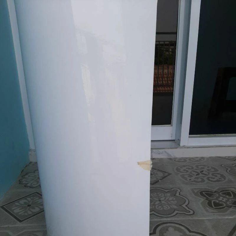 (per meter) SKOTLET STIKER PUTIH GLOSSY LEBAR 60 CM