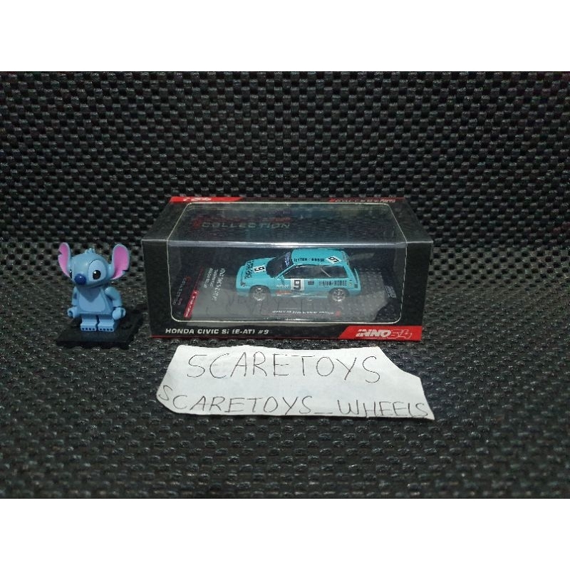 Inno64 Inno 64 Models Honda Civic SI E AT Blue Team Leyton House Macau Grand Prix Collection
