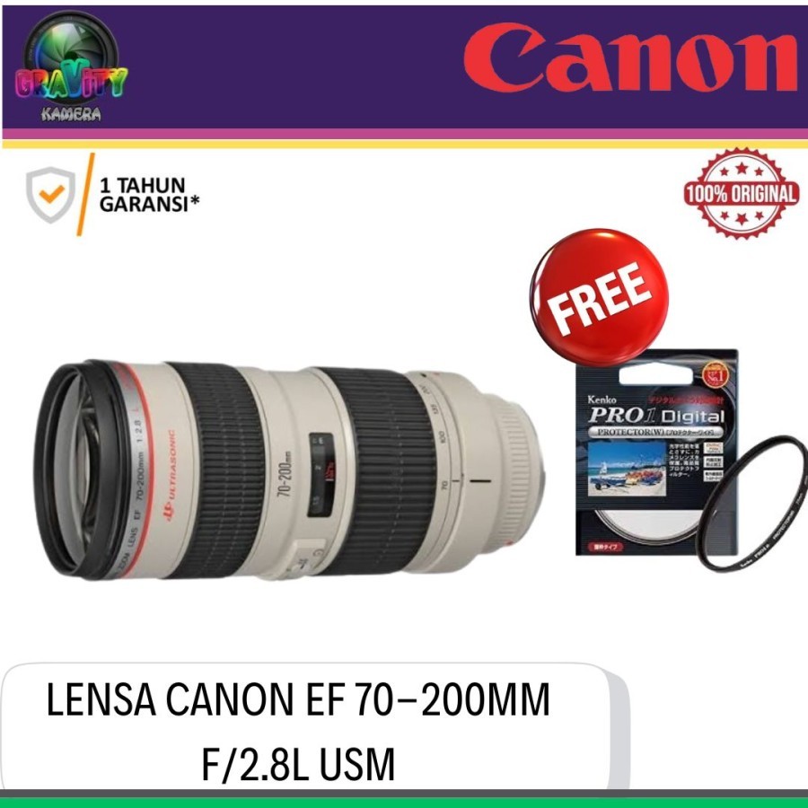 CANON EF 70-200MM F2.8L USM / LENSA CANON EF 70-200MM F2.8 L USM