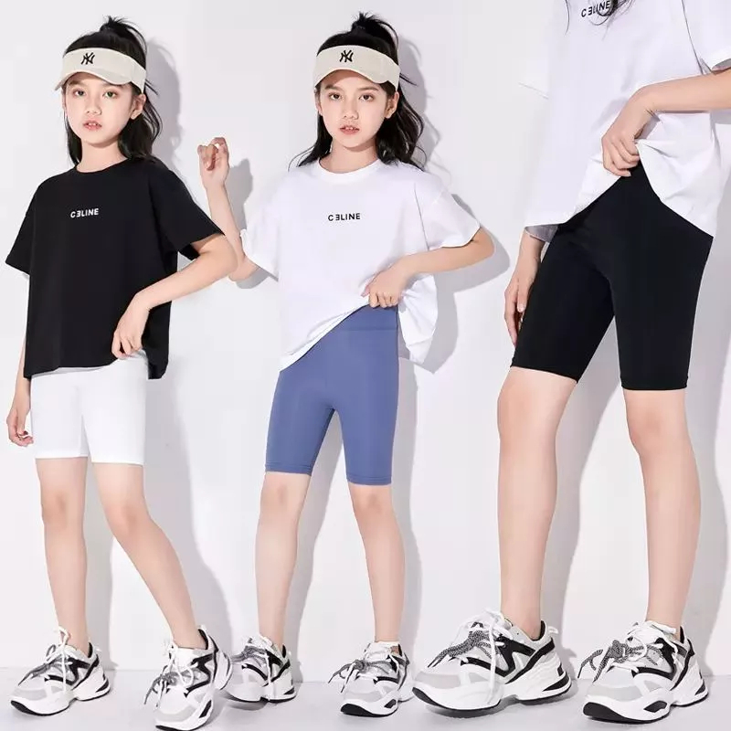 FLASH SALE 100 RIBU DAPAT 5 PCS |  Celana Legging Pendek Anak Kecil Polos Hitam T-SD  (3-7 THN) Shot
