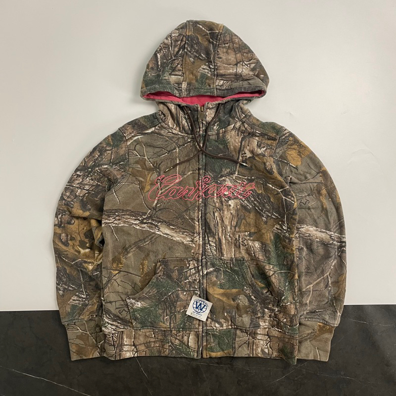 carhartt jacket camo motif second