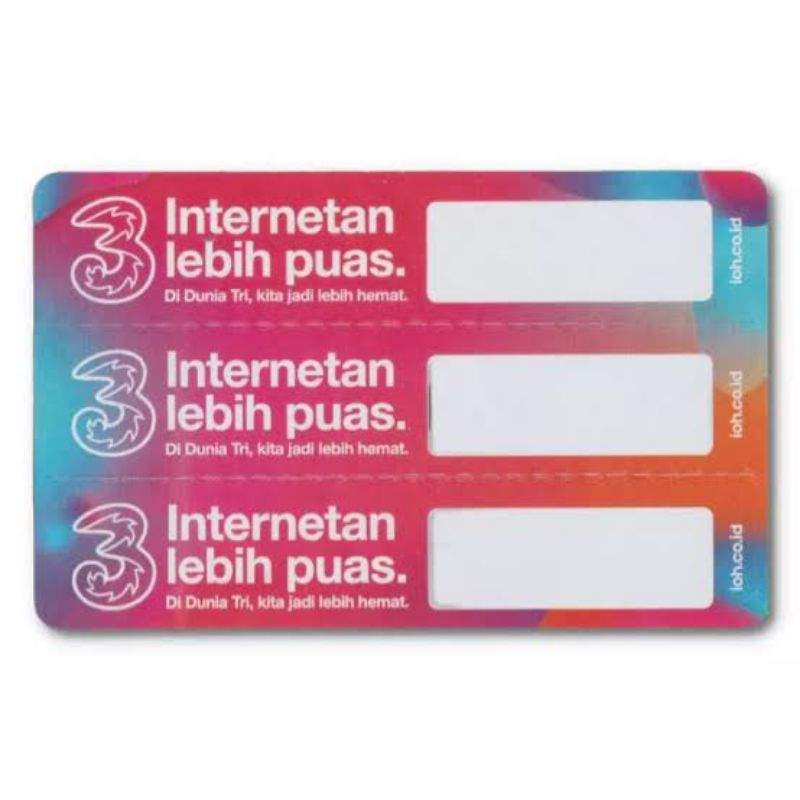 VOUCHER KUOTA TRI 6GB 5HARI