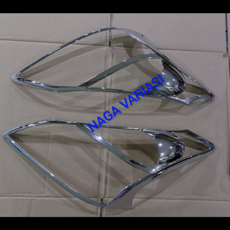 GARNISH ALLNEW AVANZA XENIA 2012-2014 DEPAN BELAKANG CHROME