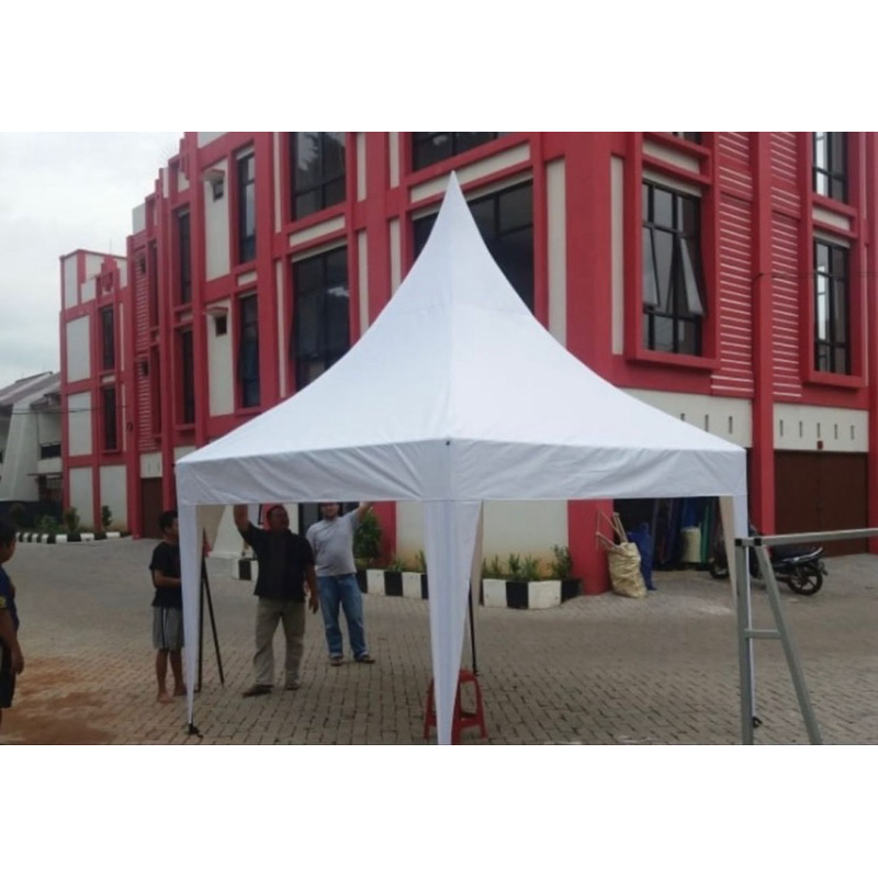 tenda kerucut ukuran 2x2 knockdown
