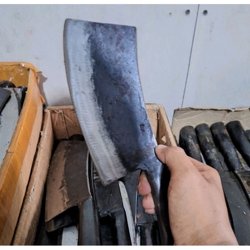 Pisau cacah tulang dan daging ayam - Pisau dapur besar 8mm - pisau daging