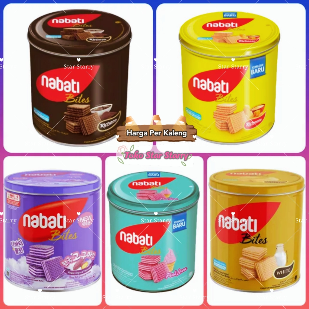 [Per Kaleng] Nabati Wafer aneka rasa Hampers 1Lebaran Snack Viral Halal MUI Hampers Natal