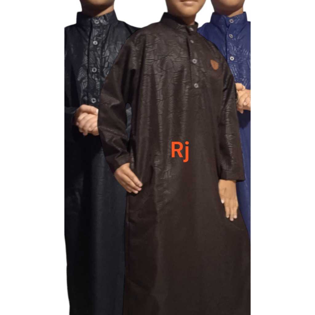Gamis jubah sultan pria anak-anak / jubah anak laki-laki lengan panjang EMBOS