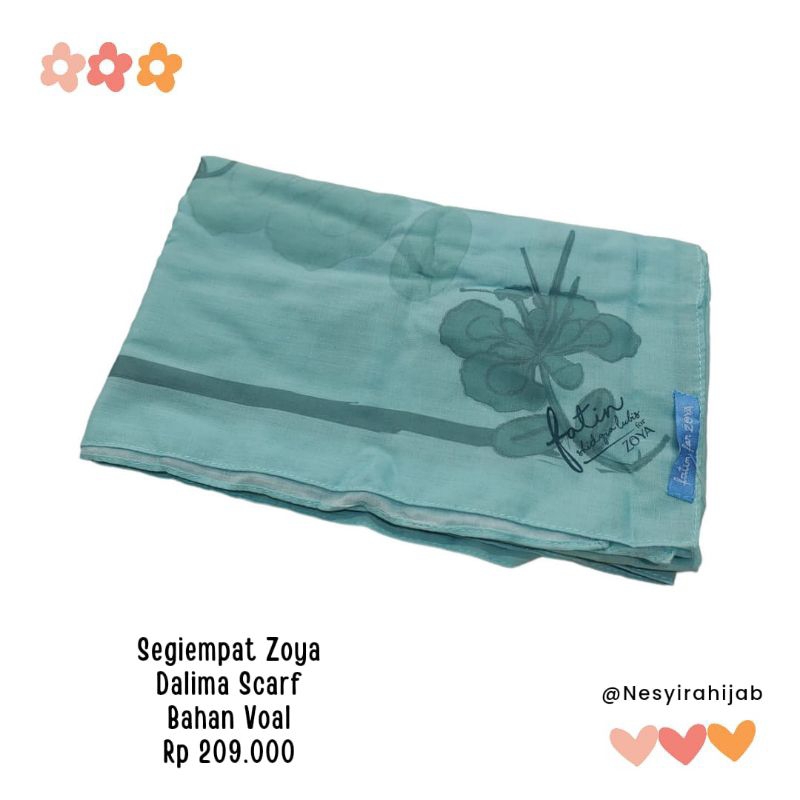 HIJAB SEGIEMPAT ZOYA [FATIN FOR ZOYA] SALE
