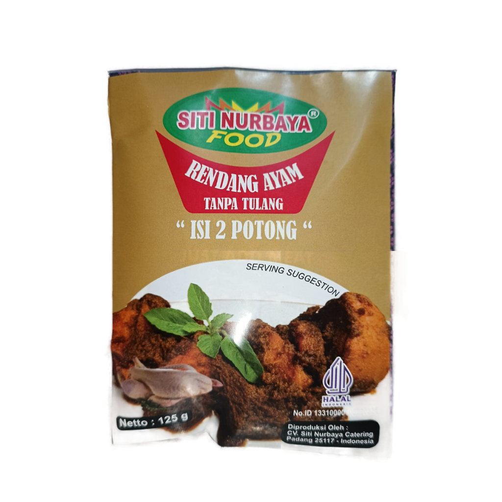 

Rendang Ayam Tanpa Tulang Isi 2 Potong