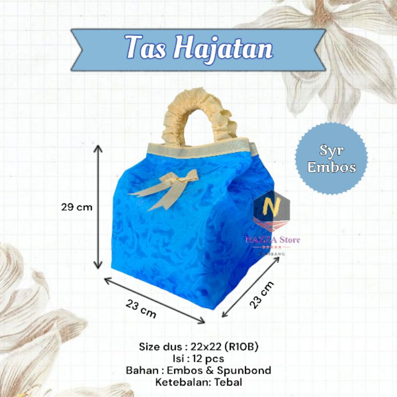 Tas Berkat Berkatan Hajatan Kain Untuk Dus 18x18, 20x20 dan 22x22 isi 12 pcs