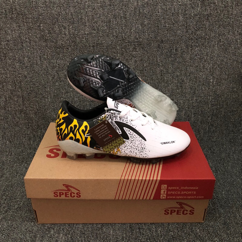 Sepatu Sepak Bola Anak Junior Specs Ewaklok MK Terbaru Sol Bening Kaca Grade Original