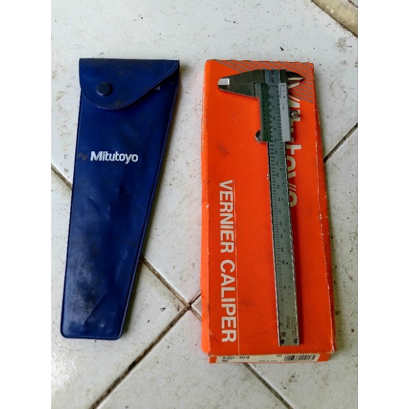 sigmat/caliper 6" inch mitutoyo original japan