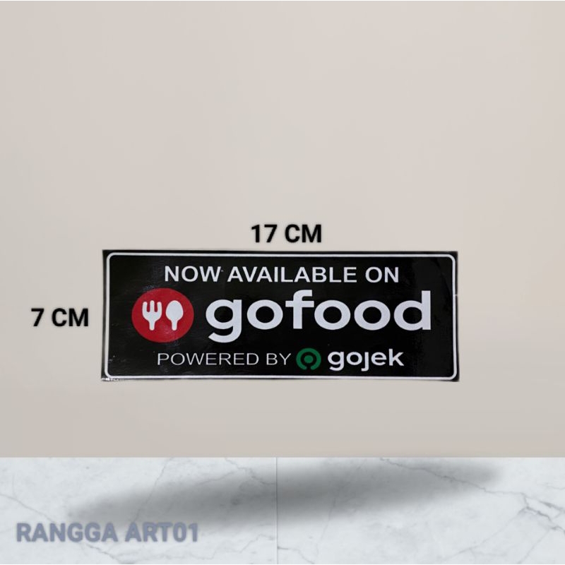 

Stiker Gofood UK 17 CM × 7 CM