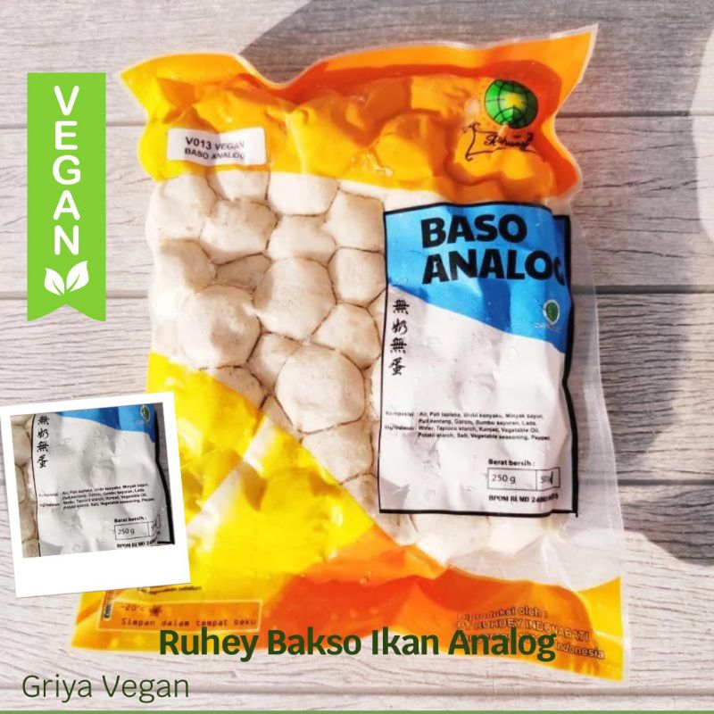 

Bakso Ikan Analog Vegan 500 Gram