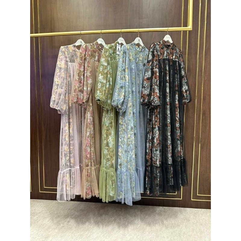 Shella Saukia Official Gamis Dress Motif Elegan ShellaSaukia SS73