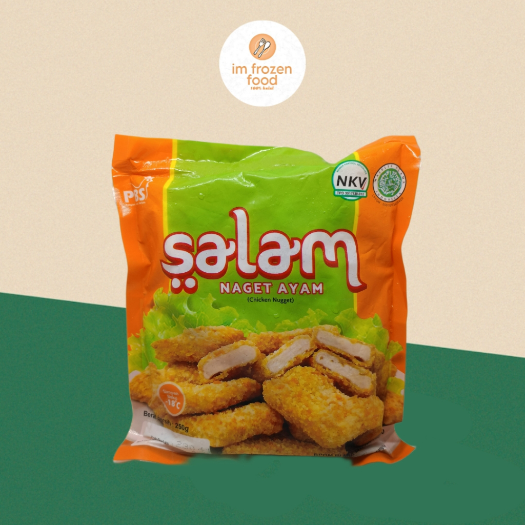 

Salam, Bartoz, Champ, Akumo Chicken Nugget 250gr Naget Ayam