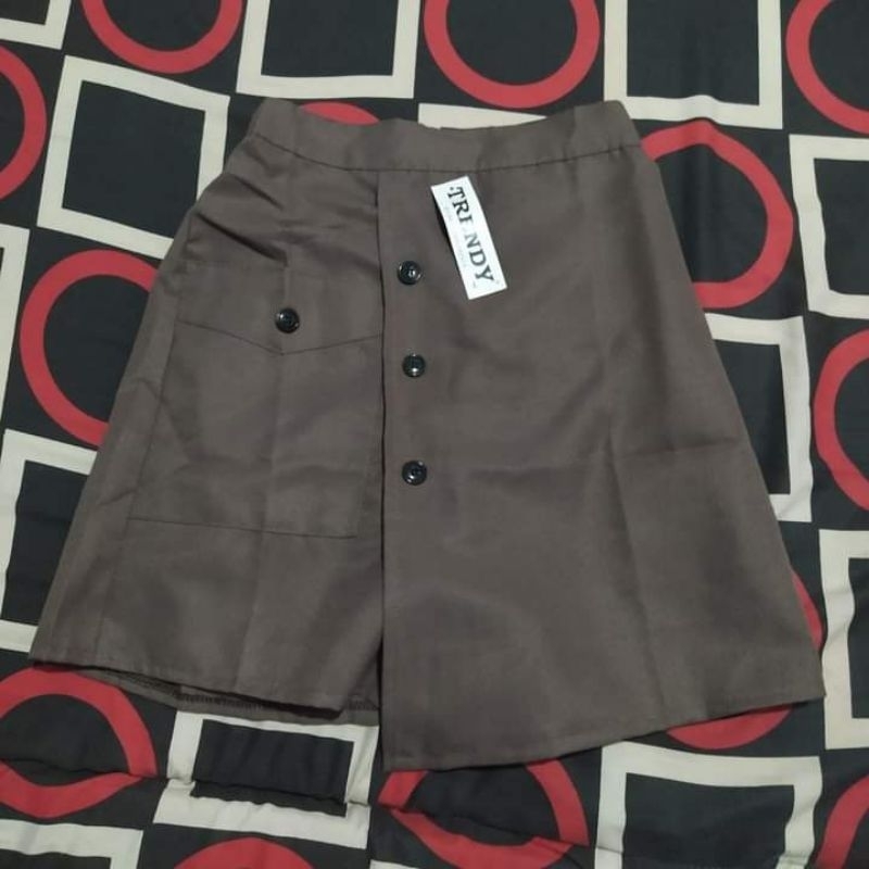 ROK CELANA MINI SKIRT KOREAN STYLE COKLAT
