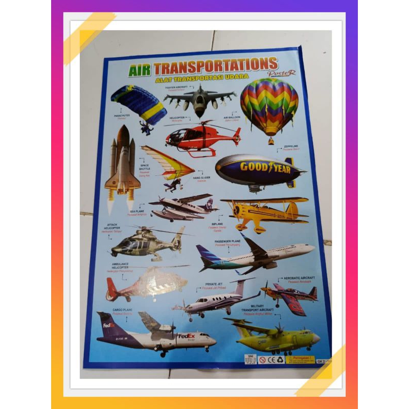 Poster Transportasi Udara