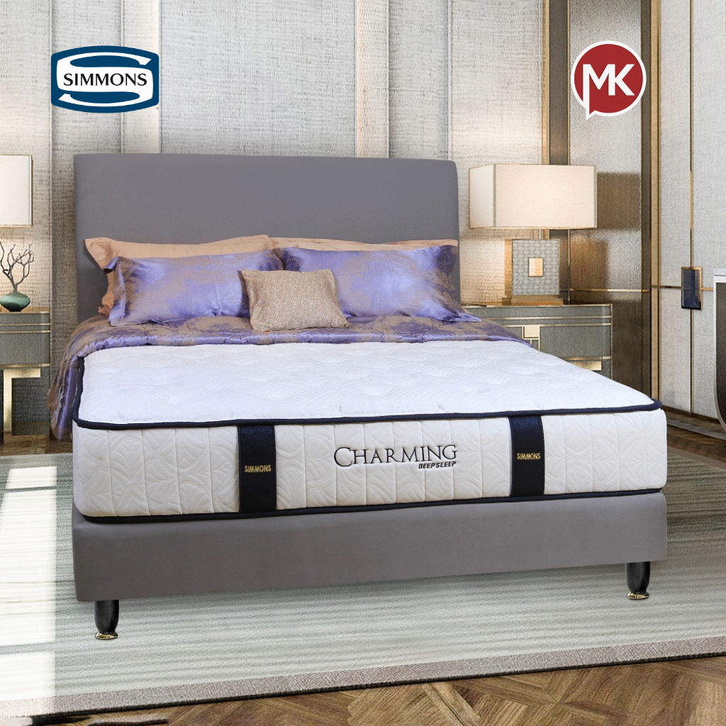 Kasur Latex 180x200 Simmons Charming Springbed Medium Firm 27 cm (Kasur Saja)