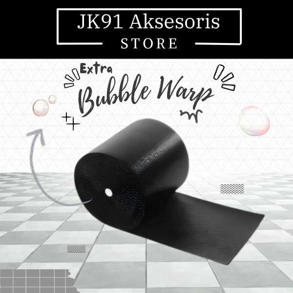 

JK91 Plastik Gelembung Bubblewarp Packing Wrapping Bungkus Tebal