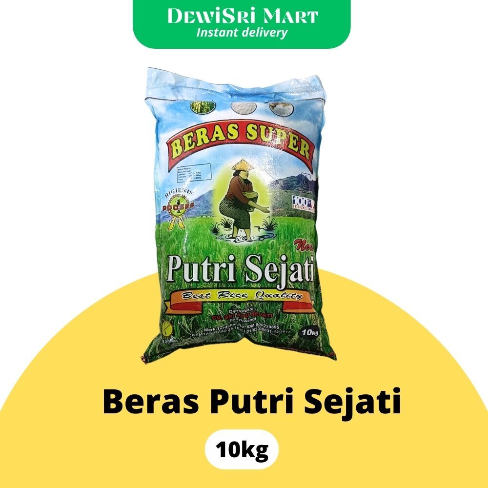 

Beras Putri Sejati 10kg - Dewi Sri Mart