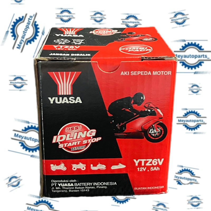 AKI MOTOR SUZUKI SATRIA FU150 NEW SATRIA FU150 ORIGINAL YUASA YTZ6V