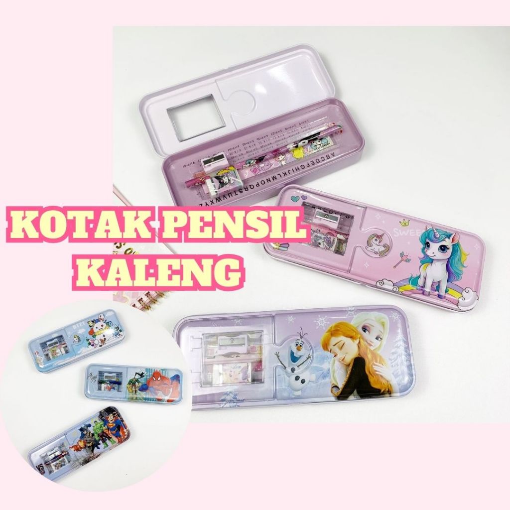 

KOTAK PENSIL KALENG KARAKTER KARTUN SET ALAT TULIS